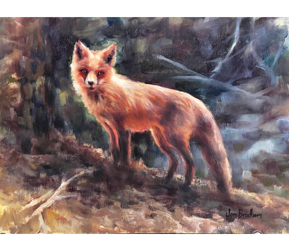 "Red Fox Under Pines" - Jon Bradham